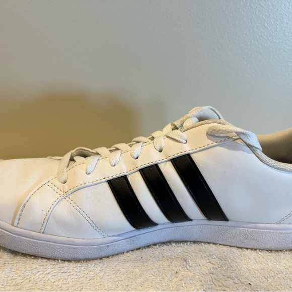 ADIDAS White & Black Grand Court Sneakers: Men’s 11.5 - Picture 8 of 10